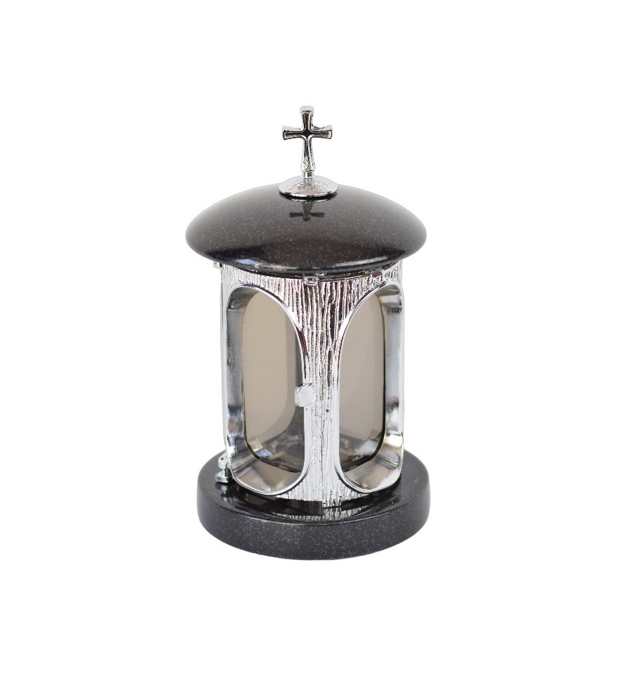 LAMPION MOSIĄDZ+GRANIT CIEMNE ZŁOTO