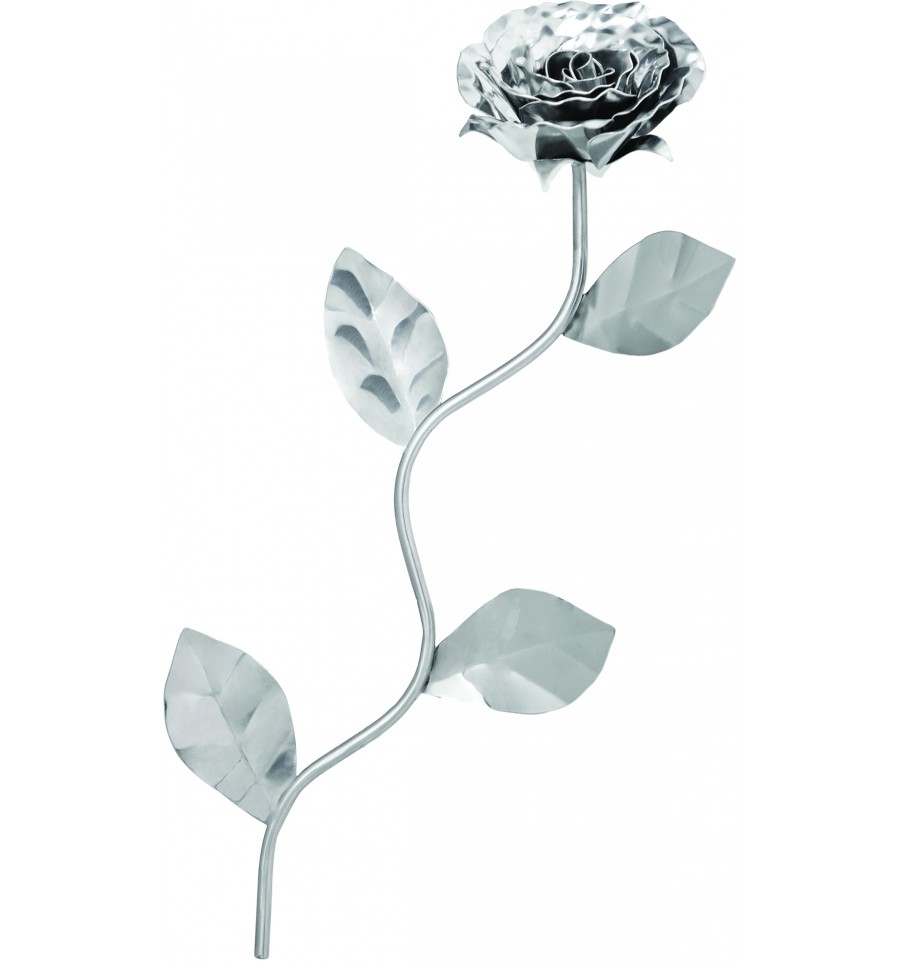 Róża ze stali nierdzewnej 25cm